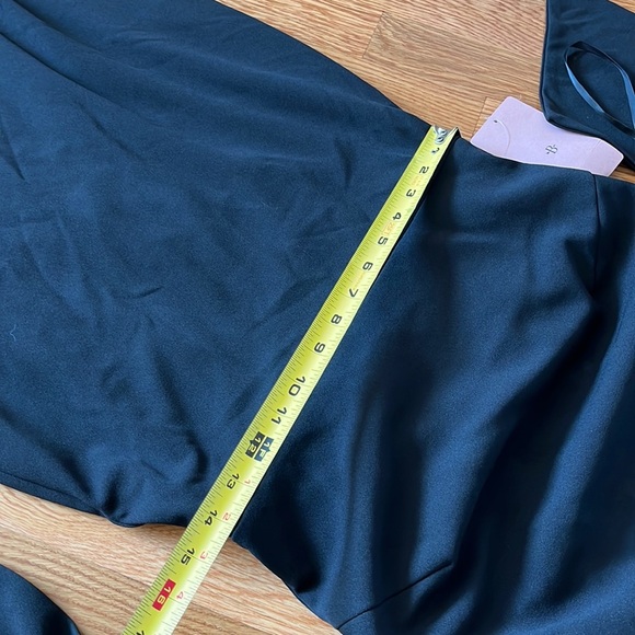 NWT BHLDN London Crepe Tie Back Dress Black Size 8 - Picture 16 of 17